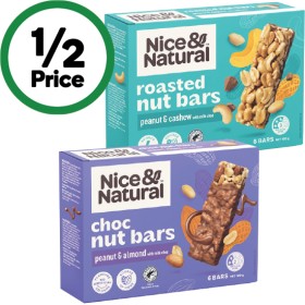 Nice-Natural-Nut-Bars-180-192g-Pk-6 on sale