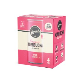 Remedy-Kombucha-4-x-250ml on sale