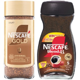 Nescaf-Blend-43-140-150g-or-Gold-Coffee-90-100g on sale