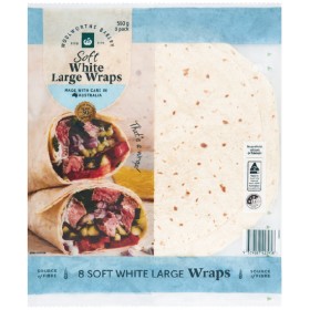 Woolworths+White+or+Wholegrain+Wraps+360g+Pk+8