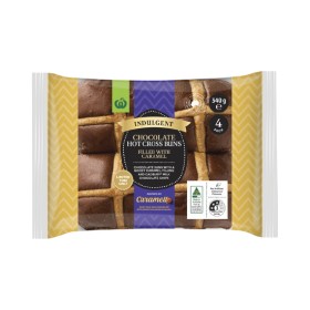 Woolworths+Indulgent+Caramel+Filled+Chocolate+Hot+Cross+Buns%2C+inspired+by+Cadbury%26reg%3B+Caramello%26reg%3B+Pk+4%5E