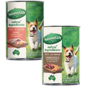 Natures-Gift-Wet-Dog-Food-700g on sale