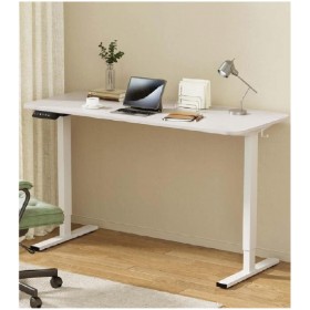 Artiss+Electric+Standing+Desk+140cm+Adjustable+Height+Motorised+Home+Office+Desk+White