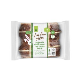 Woolworths+Free+From+Gluten+Hot+Cross+Bun+Varieties+Pk+4