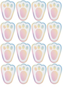 16-Pack-Easter-Bunny-Footprints on sale