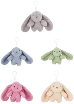 Easter+Bunny+Clip-On+Plush+-+Assorted