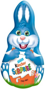 Kinder-Surprise-Milk-Chocolate-Easter-Bunny-75g-Blue on sale
