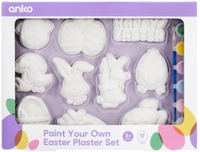 17-Piece-Paint-Your-Own-Easter-Plaster-Set on sale