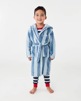 Stripe-Gown-Blue-Strap on sale