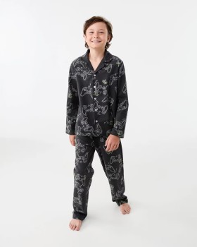 Flannel-Pyjama-Set-Gry-Contl on sale