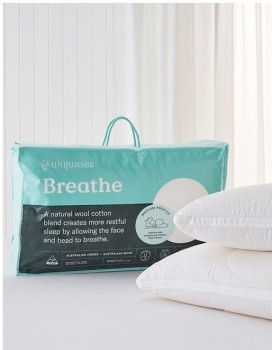 Minijumbuk-2-Pack-Breathe-Wool-Pillow-in-White on sale