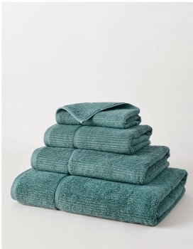 Vue+Combed+Cotton+Ribbed+Bath+Towel+Range