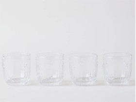 Heritage-Honey-Bee-Glass-Tumbler-Set-4pc on sale