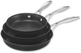 Circulon+Style+Non-Stick+Induction+Triple+Frypan+Set+21%2C+25+and+28cm