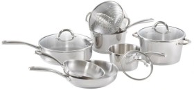 The-Cooks-Collective-Essentials-7pc-Stainless-Steel-Cookware-Set on sale