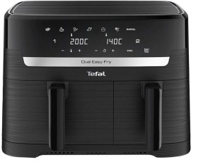 Tefal-Dual-Easy-Fry-Essential-Airfryer-Black on sale