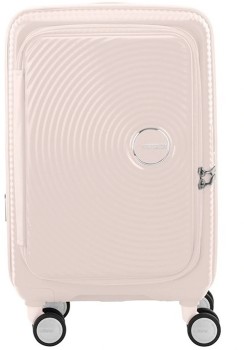 American-Tourister-Curio-Book-Opening-55cm-Carry-On-Expandable-Suitcase-Dusty-Pink on sale