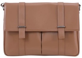 Monsac-Atmosphere-Satchel-27cm-Brown on sale