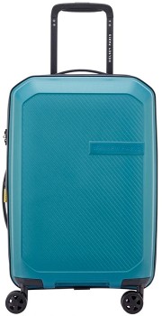 Delsey+Anvers+Val+55cm+Suitcase+-+Teal+Blue