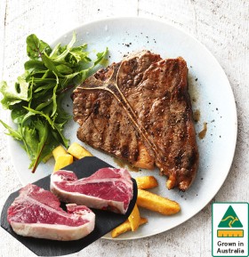 Australian-Beef-T-Bone-Steak on sale