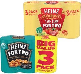 Heinz+Beanz+or+Spaghetti+3x300g+Selected+Varieties
