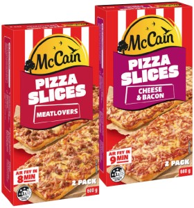 McCain+Pizza+Slices+600g+Selected+Varieties