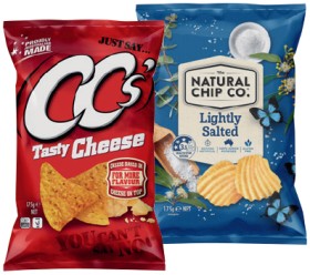 The+Natural+Chip+Co.+or+CC%26rsquo%3Bs+Corn+Chips+175g+Selected+Varieties