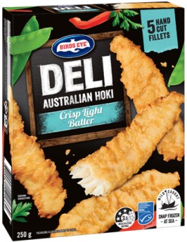 Birds-Eye-Deli-Fish-Fillets-250g-Selected-Varieties on sale