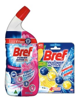 Bref-Rim-Block-Toilet-Cleaner-2-Pack-or-Cleaning-Gel-600700mL-Selected-Varieties on sale
