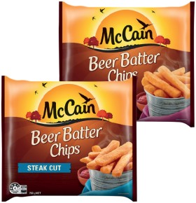 McCain+Beer+Batter+Chips+or+Wedges+750g+Selected+Varieties