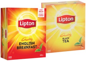 Lipton+Quality+Black+Tea+or+English+Breakfast+Tea+Bags+100+Pack