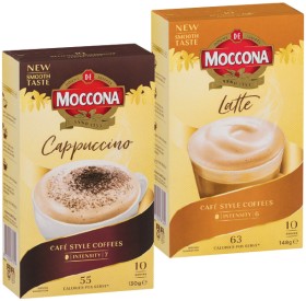 Moccona+Coffee+Sachets+8%E2%80%9110+Pack+Selected+Varieties
