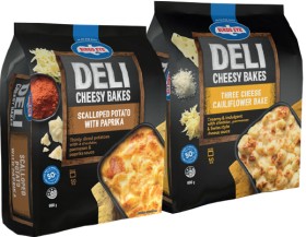 Birds-Eye-Deli-Cheesy-Bakes-600g-Selected-Varieties on sale
