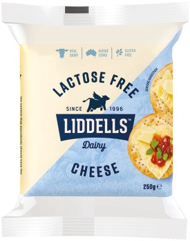 Liddells-Lactose-Free-Cheese-Block-or-Shredded-Cheese-250g on sale