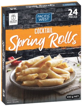 Pacific-West-Spring-Rolls-430g-Selected-Varieties on sale
