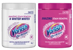 Vanish+NapiSan+Oxi+Action+Stain+Remover+1kg+Selected+Varieties