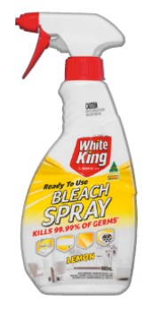White-King-Bleach-Spray-Lemon-500mL on sale