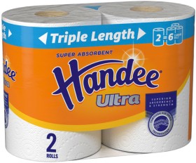 Handee-Ultra-Triple-Length-Paper-Towel-2-Pack on sale