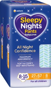 BabyLove-Sleepy-Nights-815-Years-8-Pack on sale