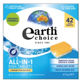Earth-Choice-All-in-1-Dish-Tablets-42-Pack on sale