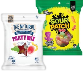 The+Natural+Confectionery+Co.+130%E2%80%91230g%2C+Sour+Patch+Kids+190g+or+Pascall+Lollies+150%E2%80%91300g+Bags+Selected+Varieties