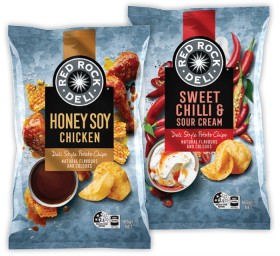 Red-Rock-Deli-Chips-150165g-Selected-Varieties on sale