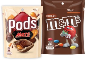 MMs-120180g-Pods-160g-or-Maltesers-120140g-Share-Pack-Selected-Varieties on sale