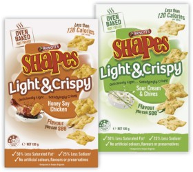 NEW+Arnott%26rsquo%3Bs+Shapes+Light+%26amp%3B+Crispy+120g+Selected+Varieties