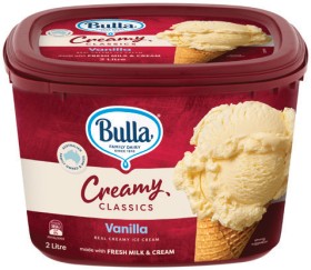Bulla+Creamy+Classics+Ice+Cream+2+Litre+Selected+Varieties