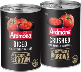 Ardmona+Canned+Tomatoes+400%E2%80%91410g+Selected+Varieties