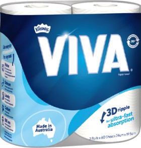Viva+Paper+Towel+2+Pack+Selected+Varieties