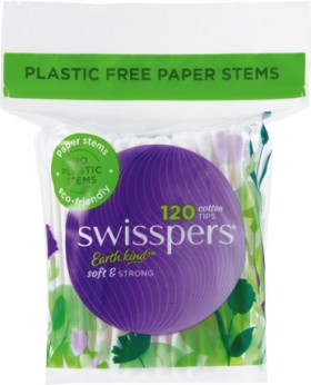 Swisspers-Cotton-Tips-120-Pack on sale