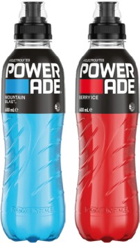Powerade+or+Powerade+Active+Water+600mL+Selected+Varieties