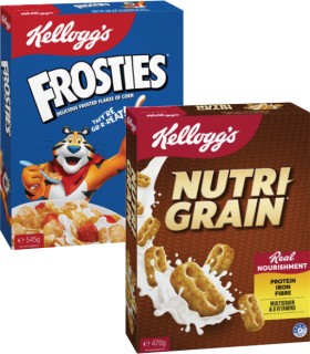 Kelloggs-Nutri-Grain-470g-or-Frosties-Cereal-545g on sale